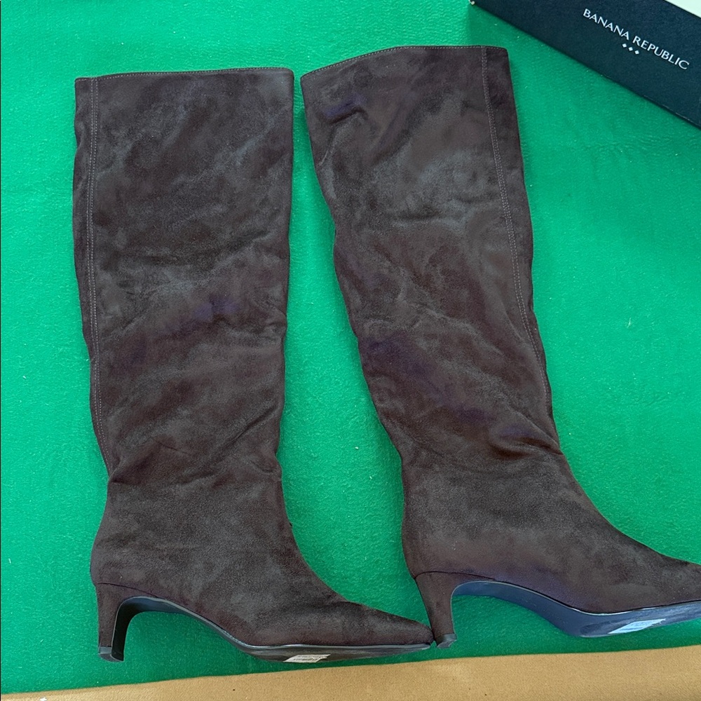 Banana Republic Women's Dark Brown Over the Knee Boots
